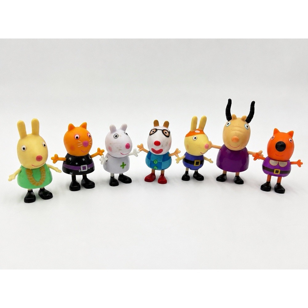 Peppa Pig Figure Lot 7 Jazwares Halloween Costume Character Figures Bundle 11